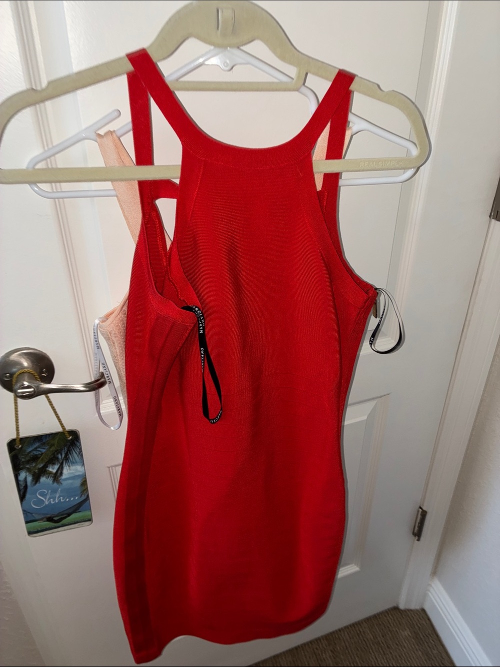 Marciano Red Sleeveless Bodycon Mini Dress (worn once )